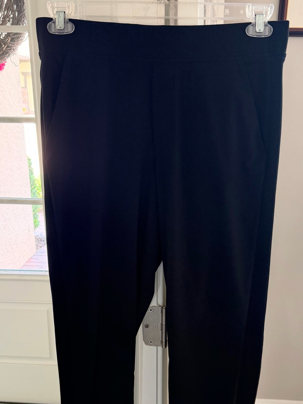 Athleta Black Womenโs Brookly Pants - Sleek Straight Fit